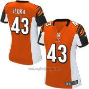 Maglia NFL Game Donna Cincinnati Bengals Iloka Arancione
