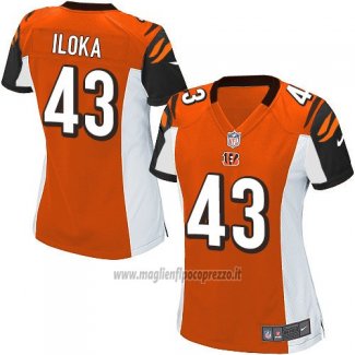 Maglia NFL Game Donna Cincinnati Bengals Iloka Arancione