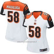 Maglia NFL Game Donna Cincinnati Bengals Maualuga Bianco