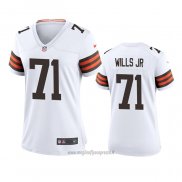 Maglia NFL Game Donna Cleveland Browns Jedrick Wills Bianco