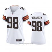 Maglia NFL Game Donna Cleveland Browns Sheldon Richardson 2020 Bianco