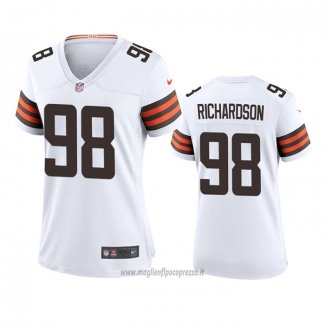 Maglia NFL Game Donna Cleveland Browns Sheldon Richardson 2020 Bianco