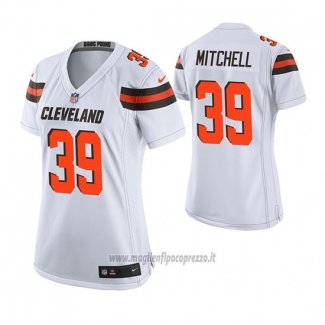 Maglia NFL Game Donna Cleveland Browns Terrance Mitchell Bianco
