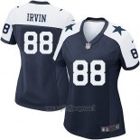 Maglia NFL Game Donna Dallas Cowboys Irvin Blu Bianco