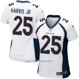 Maglia NFL Game Donna Denver Broncos Harris Jr Bianco