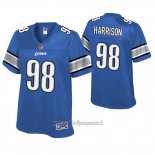 Maglia NFL Game Donna Detroit Lions Damon Harrison Blu Historic Logo
