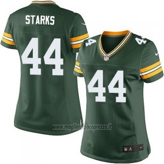 Maglia NFL Game Donna Green Bay Packers Starks Verde Militar