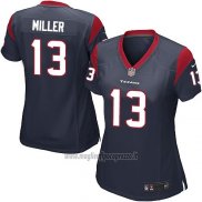 Maglia NFL Game Donna Houston Texans Miller Nero2