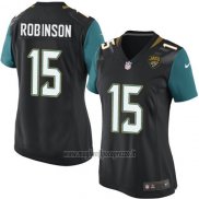 Maglia NFL Game Donna Jacksonville Jaguars Robinson Nero