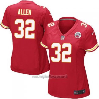 Maglia NFL Game Donna Kansas City Chiefs Allen Rosso