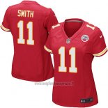 Maglia NFL Game Donna Kansas City Chiefs Smith Rosso