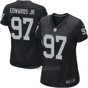 Maglia NFL Game Donna Las Vegas Raiders Edwaros Jr Nero