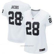 Maglia NFL Game Donna Las Vegas Raiders Josh Jacobs Bianco