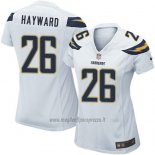 Maglia NFL Game Donna Los Angeles Chargers Hayward Bianco