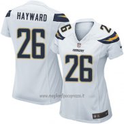 Maglia NFL Game Donna Los Angeles Chargers Hayward Bianco