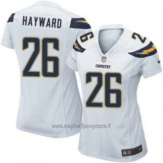 Maglia NFL Game Donna Los Angeles Chargers Hayward Bianco