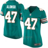 Maglia NFL Game Donna Miami Dolphins Alonso Verde Scuro