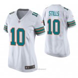 Maglia NFL Game Donna Miami Dolphins Kenny Stills Throwback Bianco