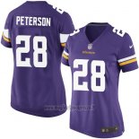 Maglia NFL Game Donna Minnesota Vikings Peterson Viola