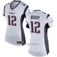 Maglia NFL Game Donna New England Patriots Brady Bianco