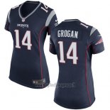 Maglia NFL Game Donna New England Patriots Grogan Nero