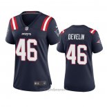Maglia NFL Game Donna New England Patriots James Develin 2020 Blu