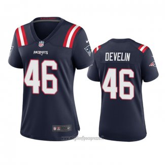 Maglia NFL Game Donna New England Patriots James Develin 2020 Blu