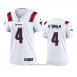 Maglia NFL Game Donna New England Patriots Jarrett Stidham 2020 Bianco