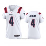 Maglia NFL Game Donna New England Patriots Jarrett Stidham 2020 Bianco