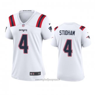 Maglia NFL Game Donna New England Patriots Jarrett Stidham 2020 Bianco