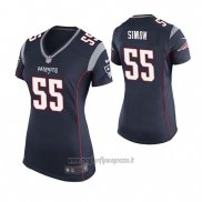 Maglia NFL Game Donna New England Patriots John Simon Blu