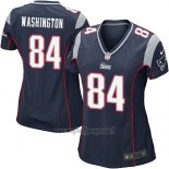 Maglia NFL Game Donna New England Patriots Washington Nero