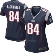 Maglia NFL Game Donna New England Patriots Washington Nero