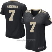 Maglia NFL Game Donna New Orleans Saints Andersen Nero