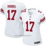 Maglia NFL Game Donna New York Giants Harris Bianco