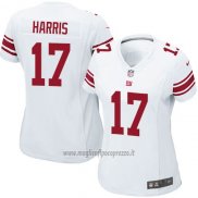 Maglia NFL Game Donna New York Giants Harris Bianco