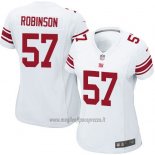 Maglia NFL Game Donna New York Giants Robinson Bianco