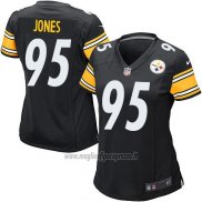 Maglia NFL Game Donna Pittsburgh Steelers Jones Nero