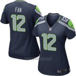 Maglia NFL Game Donna Seattle Seahawks Fan Blu Scuro