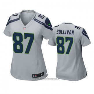Maglia NFL Game Donna Seattle Seahawks Stephen Sullivan Grigio