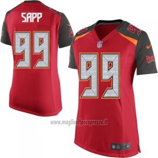 Maglia NFL Game Donna Tampa Bay Buccaneers Sapp Rosso