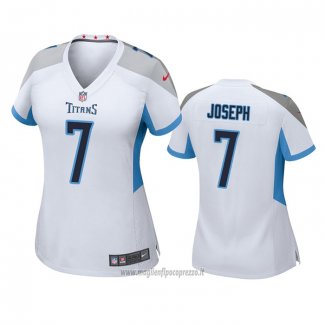 Maglia NFL Game Donna Tennessee Titans Greg Joseph Bianco