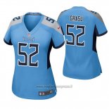 Maglia NFL Game Donna Tennessee Titans Hronis Grasu Blu Luce