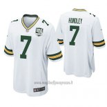 Maglia NFL Game Green Bay Packers Brett Hundley Bianco 100th Anniversary