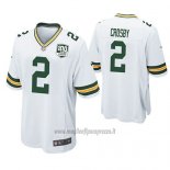 Maglia NFL Game Green Bay Packers Mason Crosby Bianco 100th Anniversary