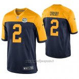 Maglia NFL Game Green Bay Packers Mason Crosby Blu 100th Anniversary Alternate