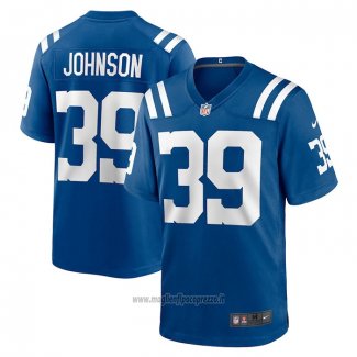 Maglia NFL Game Indianapolis Colts Alex Johnson Blu