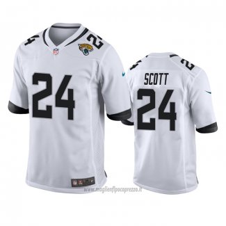 Maglia NFL Game Jacksonville Jaguars Josiah Scott Bianco