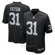 Maglia NFL Game Las Vegas Raiders Brandon Facyson Nero
