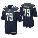 Maglia NFL Game Los Angeles Chargers Trey Pipkins Blu2